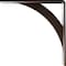 Ekena Millwork Legacy Steel Bracket, Hammered Dark Bronze 2"W x 12"D x 12"H BKTM02X12X12LEHDB - alternate 7